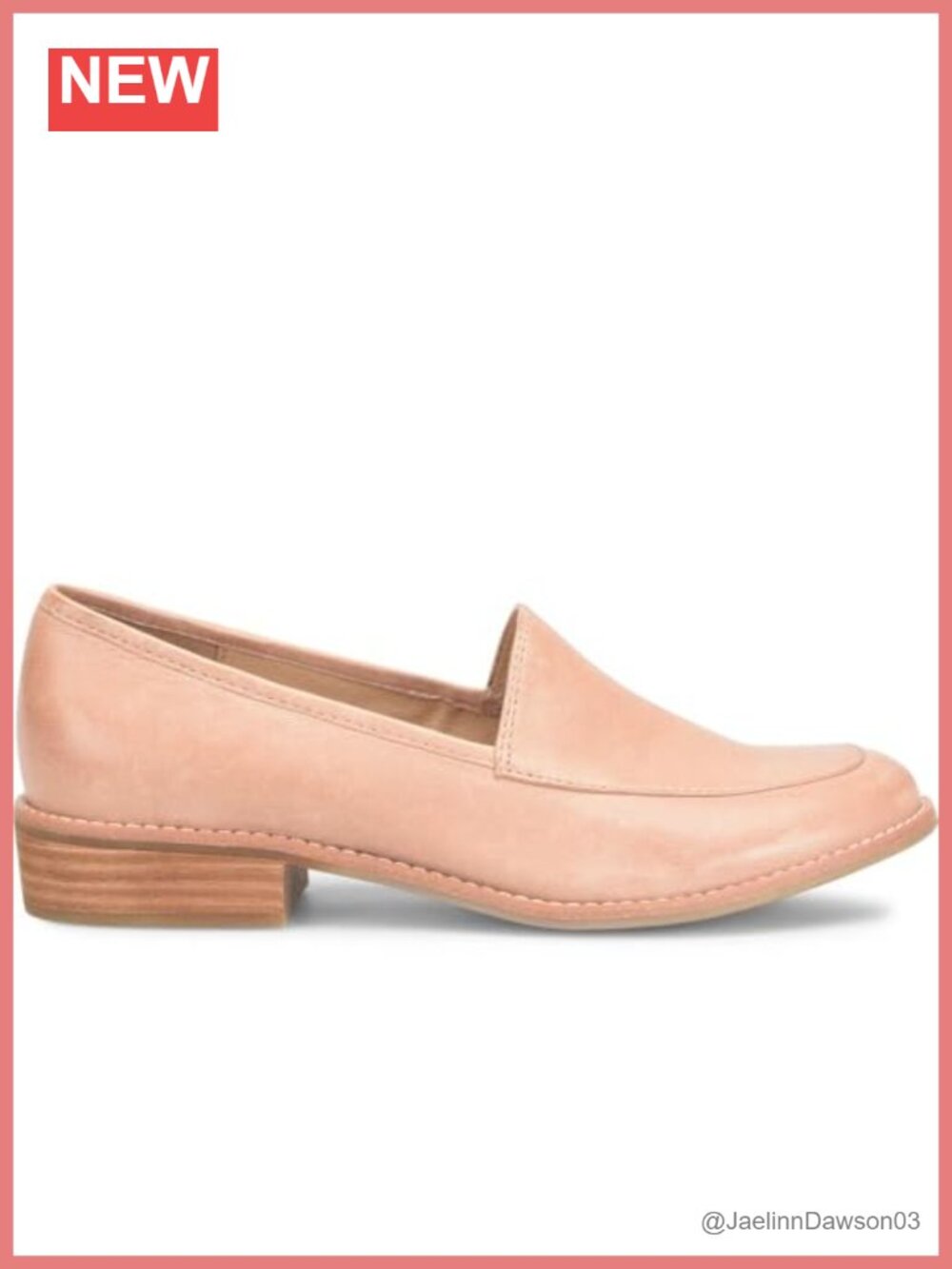 Women's Leather Loafers | Slip-On Comfort Heel